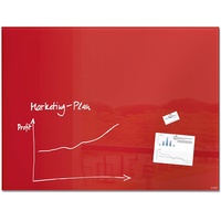 Sigel Glas-Magnettafel Artverum 120,0 x 90,0 cm rot