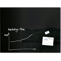 Sigel Glas-Magnettafel artverum® 120,0 x 90,0 cm schwarz