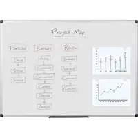 Bi-Office Whiteboard 90 x 60 cm Weiß