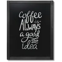 Showdown® Displays Kreidetafel Natura 70,0 x 90,0 cm schwarz