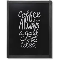 Showdown® Displays Kreidetafel Natura 70,0 x 90,0 cm schwarz