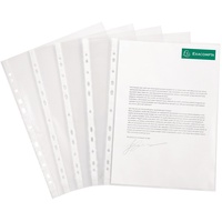 Exacompta 5211E 50er Pack PP-Kunststoff Prospekthüllen Economy. Für DIN