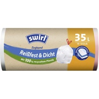 Swirl Müllbeutel mit Zugband 35 l,