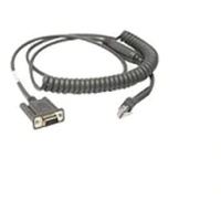 Zebra Technologies Zebra CABLE RS232 2,8M COILED, Barcode-Scanner Zubehör