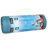 Papstar Müllbeutel CleanUP 240,0 l blau 60,0 μm, 15