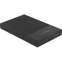 DeLock 42011 Speicherlaufwerksgehäuse HDD - SSD-Gehäuse Schwarz