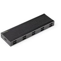 Startech StarTech.com NVMe SSD Gehäuse M.2 Festplattengehäuse, Schwarz
