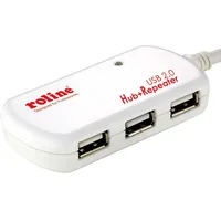 Roline USB 2.0 4-Port Hub mit Repeater 12 m
