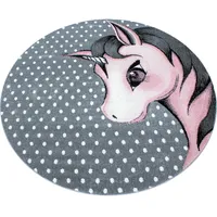 Ayyildiz Kinderteppich Kids 590 Pink 160 cm Rund