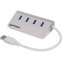 Manhattan 163767 4 Port USB 3.0 Hub, 4x USB-A