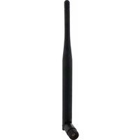 InLine WLAN Gummi Antenne für AP und Router, Schwarz