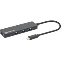 Manhattan 4-Port USB 3.2 Gen 1 Hub USB-C-Stecker auf