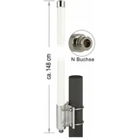 DeLock 12504 Netzwerk-Antenne Omnidirektionale Antenne N-Typ 8 dBi