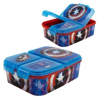 Marvel Brotdose | 3 Fächer | Captain America |