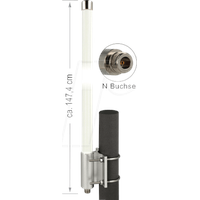 DeLock 12504 - Antenne LoRa, Outdoor, N-Buchse 8 dBi,