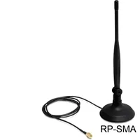 DeLock SMA WLAN Antenna with Magnetic Stand and Flexible