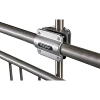 Doppler Ersatzteil Balkonklammer Aluminium Silber