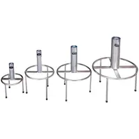 Doppler Rasendorn Dreibein Stahl bis 25 mm Silber