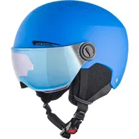 Alpina Sports Zupo Visor Q Lite Kinder Skihelm Blau
