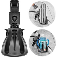 Reer Clip&Go Cup Holder, Getränkehalter für Kinderwagen, schwarz