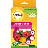 Solabiol Gelbsticker, Gelbstecker, insektizidfreie Leimfallen gegen Fliegende Schädlinge, 10