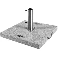 Doppler Schirmständer Granit 90 kg Silber