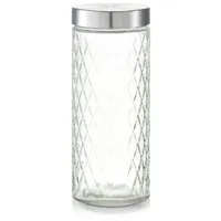 Zeller Vorratsglas 2000 ml Raute mit Metalldeckel Vorratsgefäss Vorratsbehälter