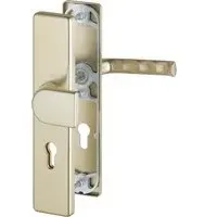 HOPPE Schutzgarnitur London 78G/2221A/2440/113 Alu.F2 72mm 37-42mm
