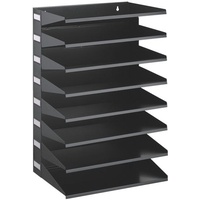 Durable Sortierstation schwarz mit 8 Fächer