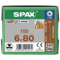 SPAX Holzbauschrauben 6.0 x 80 mm TX 30 -