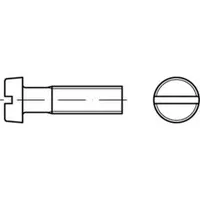 Industrial Quality Supplies DIN 84/ISO 1207 Zylinderkopfschraube M3x8 Stahl