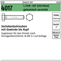 Industrial Quality Supplies ISO 4017 Sechskantschraube VG entspr. DGRL