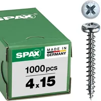 SPAX Universalschraube 4 x 15 mm Halbrundkopf Kreuzschlitz Z