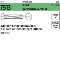 Reyher Gewindeschneidschraube DIN 7513 FormB Zylinder Schlitz BM 3x10