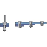 Bralo Blindniete (Ø x L) 4.8 mm x 10