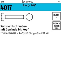 Industrial Quality Supplies ISO 4017 Sechskantschraube VG M22x60 Edelstahl