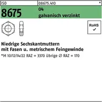 Hörger & Geßler Sechskantmutter ISO 8675 M 22 x
