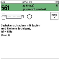 Industrial Quality Supplies DIN 561 Form A Sechskantschraube VG