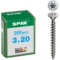 SPAX Edelstahl 3 x 20 mm LinsenSenkkopf T-STAR plus