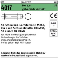 Industrial Quality Supplies ISO 4017 SB-Schrauben-Garnituren 8.8 CE Mu