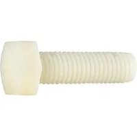 Industrial Quality Supplies DIN 933 Sechskantschraube VG M12x40 Polyamid
