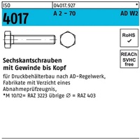 Industrial Quality Supplies ISO 4017 Sechskantschraube A 2-70 M