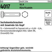 Industrial Quality Supplies ISO 4017 Sechskantschraube VG M20x35 Stahl