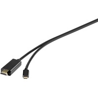 Renkforce USB-C® / HDMI Adapterkabel USB-C® Stecker, HDMI-A Stecker