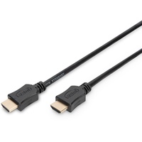 Digitus High Speed mit Ethernet HDMI Kabel schwarz, 3m