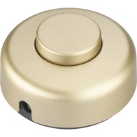 Inter Bär interBär 5062-010.01 Tretschalter Gold 1 x Aus/Ein
