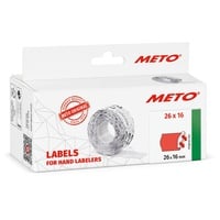 METO Preisetiketten 9506169 Permanent haftend Etiketten-Breite: 26 mm