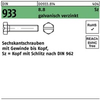 Industrial Quality Supplies DIN 933 Form SZ Sechskantschraube VG