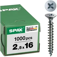 SPAX Universalschraube 2,5 x 16 mm Senkkopf Kreuzschlitz Z