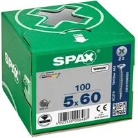 SPAX Senkmultikopf Kreuzschlitz Z2 Vollgewinde 5 x 60 mm
